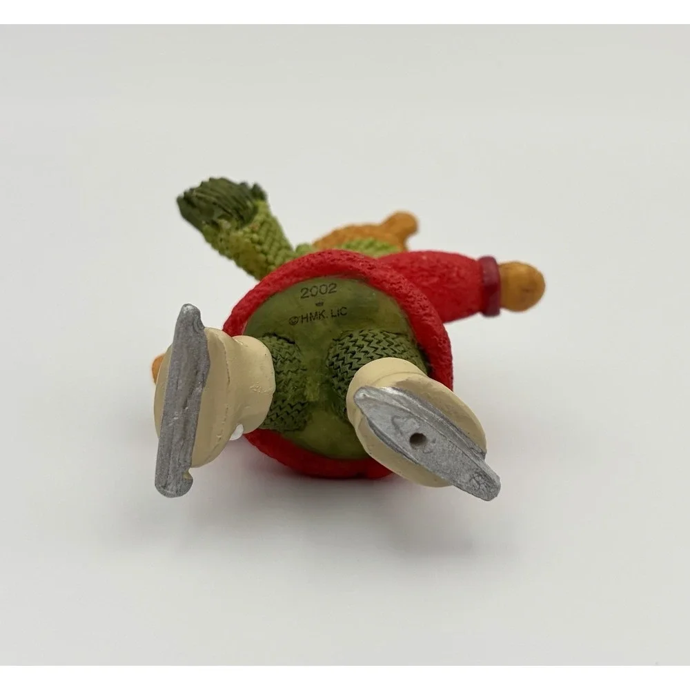 Hallmark 2002 Gracie Skates Snow Cub Club Teddy Bear Christmas Ornament Vintage